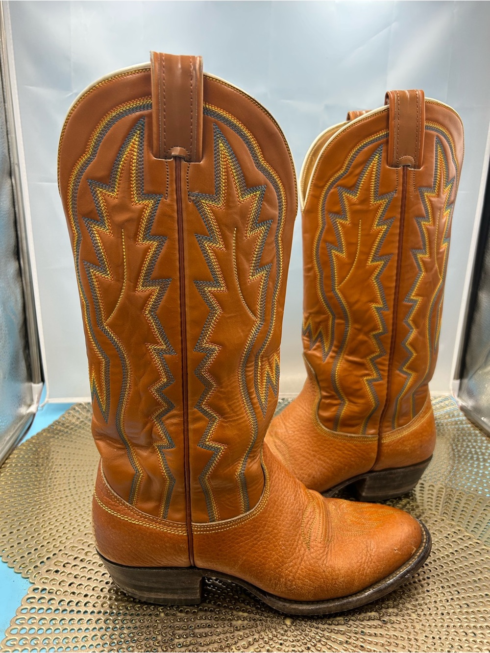 Nocona vintage Texas cowboy boots men 8